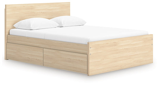 Ashley Express - Onita Panel Platform Bed With 1 Side Storage