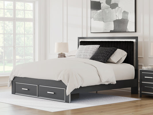 Zuraleus Upholstered Panel Storage Bed