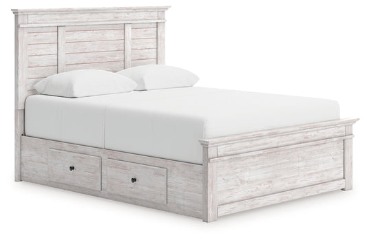 Makidern Panel Storage Bed