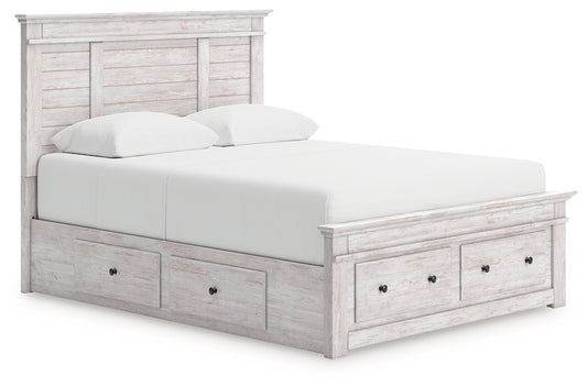 Makidern Panel Storage Bed