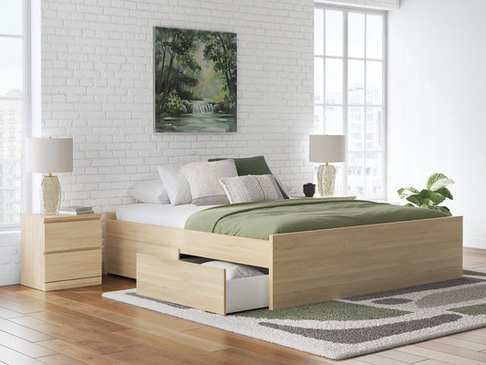 Ashley Express - Onita Platform Bed With 1 Side Storage