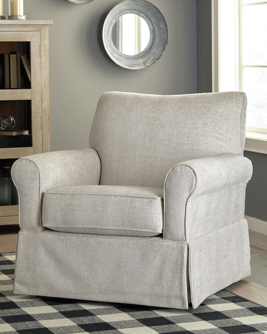 Sillón decorativo Searcy giratorio y mecedora