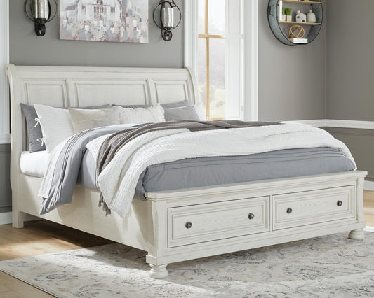Robbinsdale California Sleigh Bed With Storage