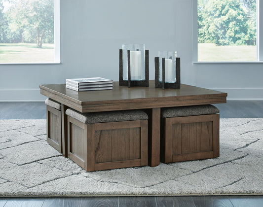 Boardernest Mesa de cóctel con 4 taburetes (5/CA)