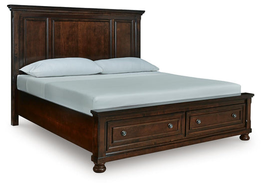 Cama con almacenamiento Panel Porter