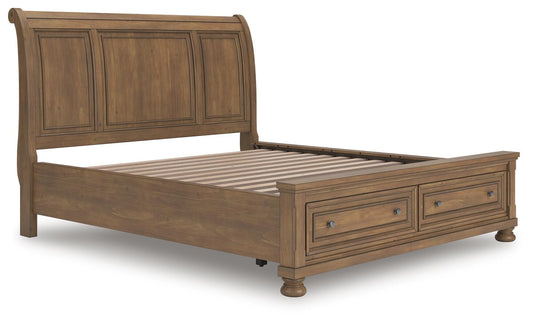 Feddinger California Storage Sleigh Bed