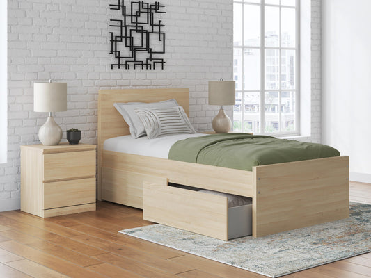 Ashley Express - Onita Panel Platform Bed With 1 Side Storage