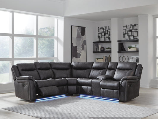 Sultan Meadow 2-Piece Reclining Sectional