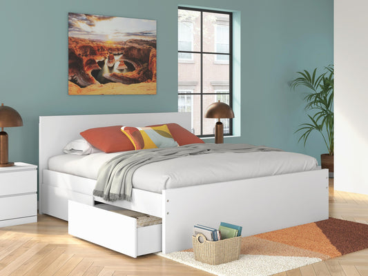 Ashley Express - Onita Panel Platform Bed With 2 Side Storage