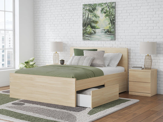 Ashley Express - Onita Panel Platform Bed With 2 Side Storage