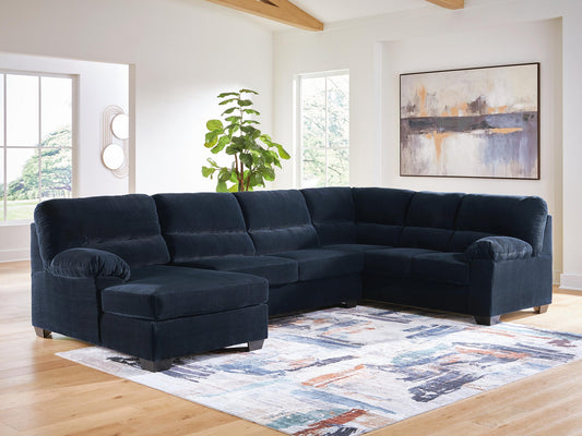 Sofá seccional de 3 piezas SimpleJoy con chaise longue