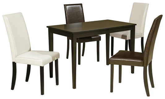 Ashley Express - Mesa de comedor Kimonte y 4 sillas