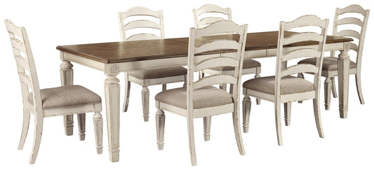 Mesa de comedor Realyn y 6 sillas