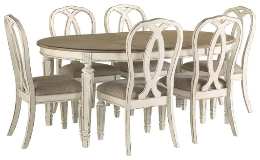 Mesa de comedor Realyn y 6 sillas