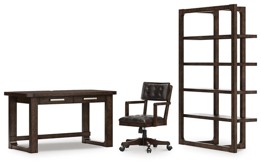 Ashley Express - Brecton Home Office Desk With Chair And Storage