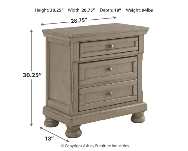 Ashley Express - Lettner Two Drawer Night Stand
