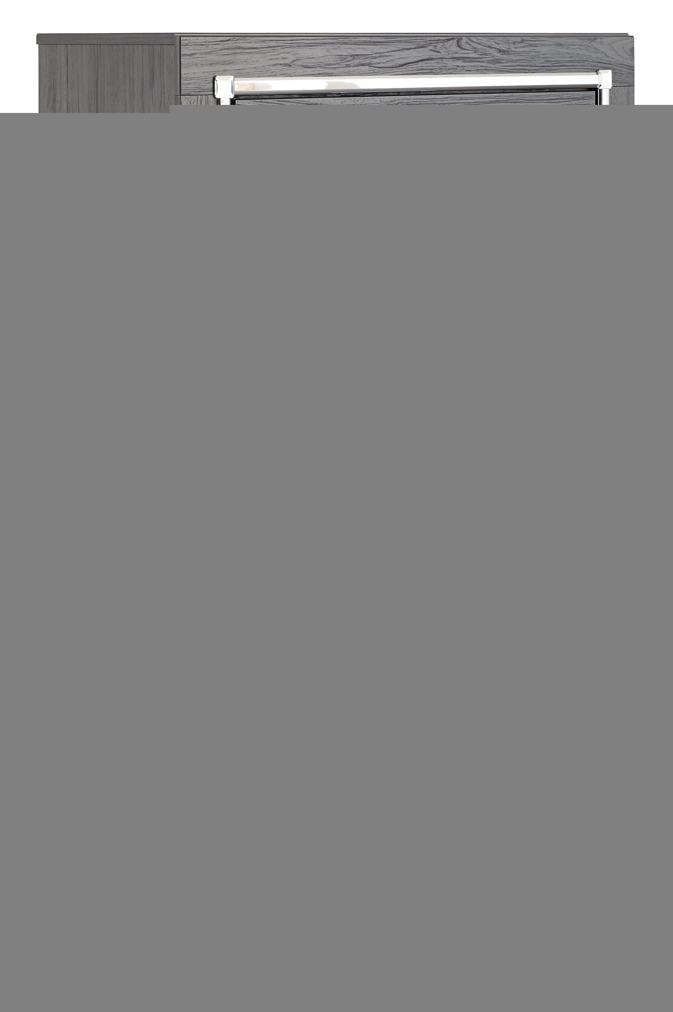 Lodanna  Panel Bed With 2 Storage Drawers With Mirrored Dresser, Chest And Nightstand