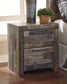 Derekson / Panel Headboard Bed With Mirrored Dresser, Chest And Nightstand