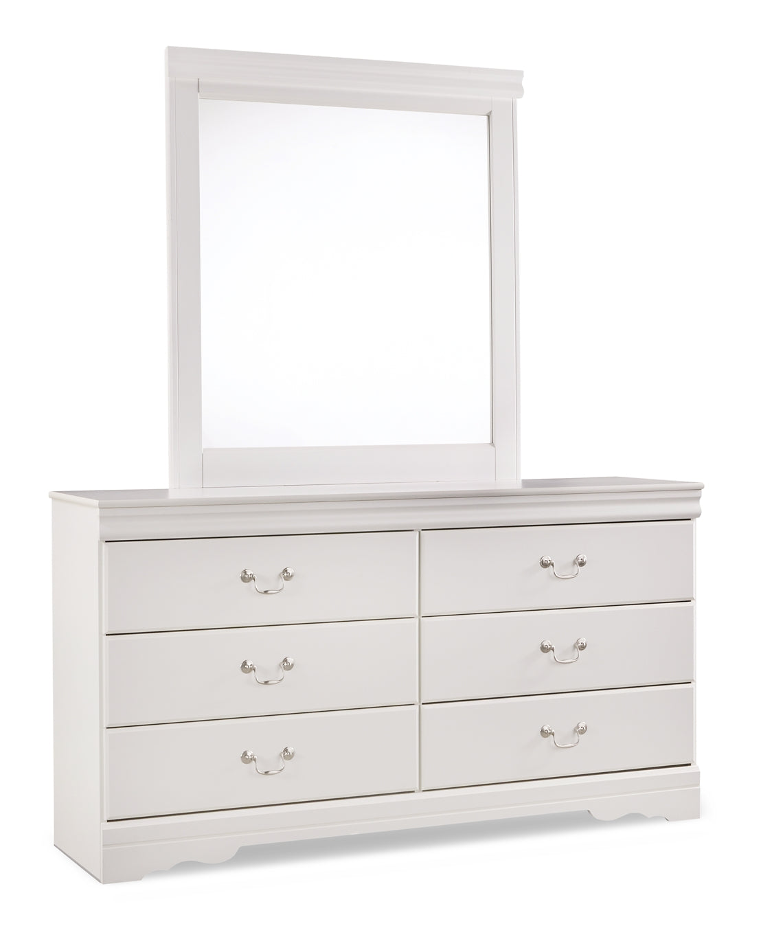 Anarasia  Sleigh Headboard, Dresser And Mirror