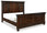 Porter California King Panel Bed Rustic Brown