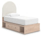 Arloster  Upholstered Panel Bed With Storage