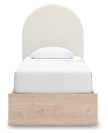 Arloster  Upholstered Panel Bed With Storage