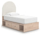 Arloster  Upholstered Panel Bed With Storage