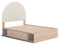 Arloster  Upholstered Panel Bed With Storage