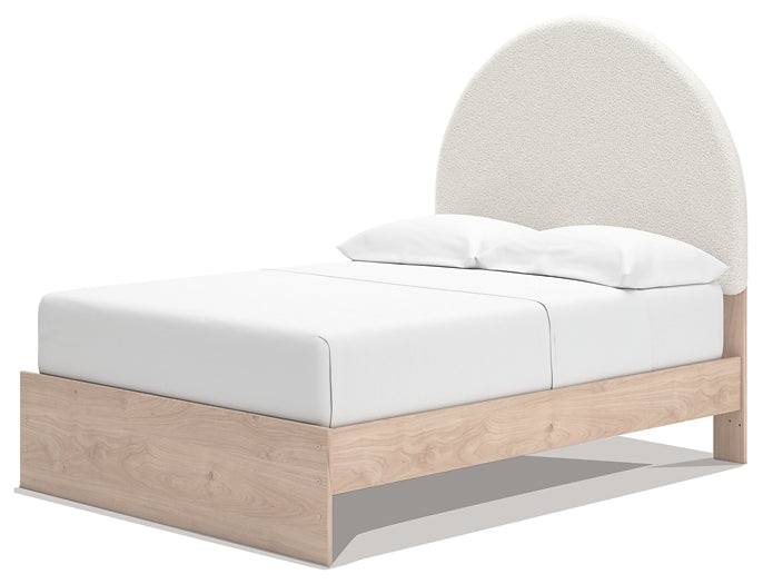 Arloster  Upholstered Panel Bed With Storage
