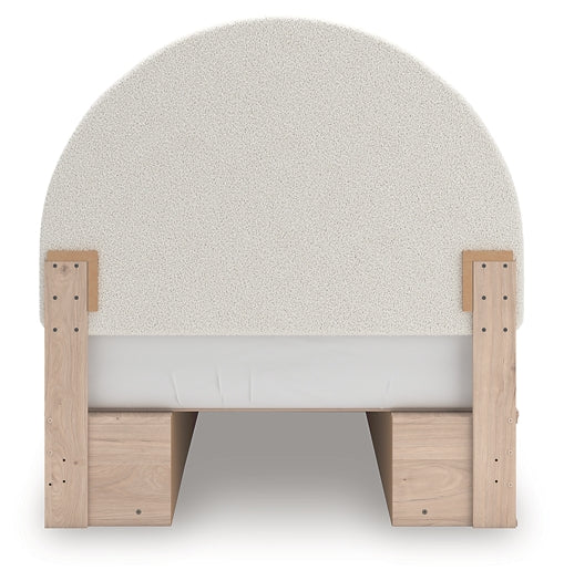 Arloster  Upholstered Panel Bed With Storage