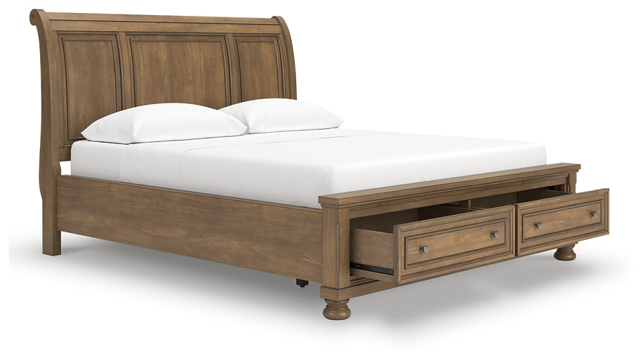 Feddinger California  Storage Sleigh Bed