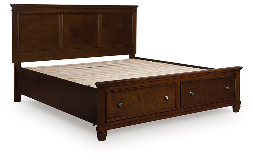 Danabrin California  Panel Storage Bed