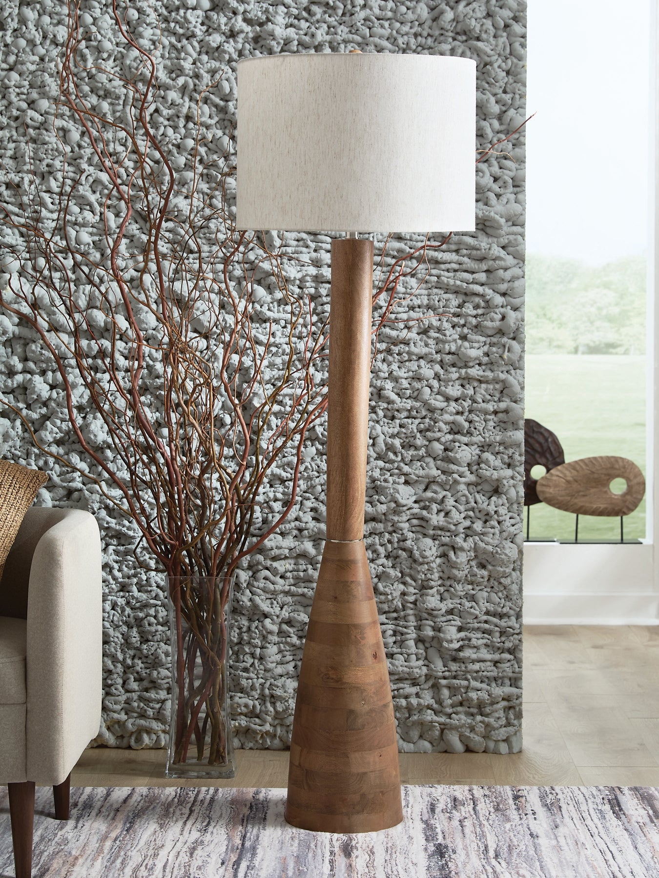Ashley Express - Ailsa Wood Floor Lamp (1/CN)