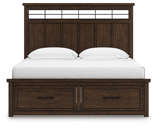 Taffenbrook  Panel Storage Bed