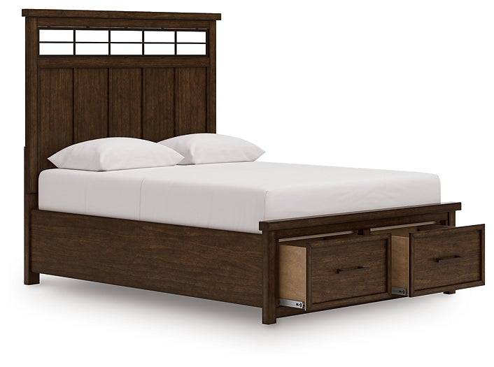 Taffenbrook  Panel Storage Bed