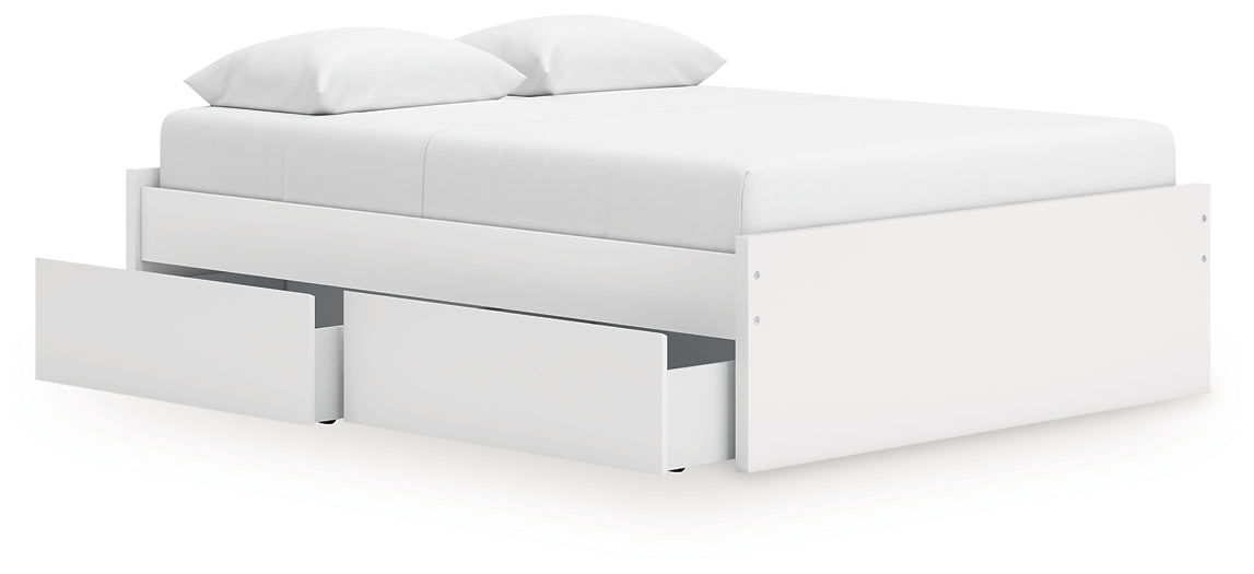 Ashley Express - Onita  Platform Bed With 1 Side Storage