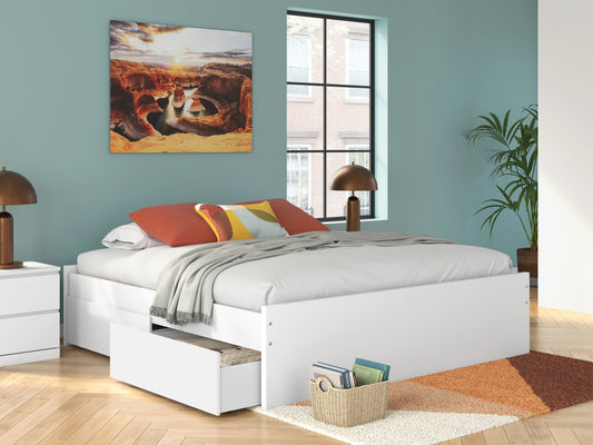 Ashley Express - Onita  Platform Bed With 1 Side Storage