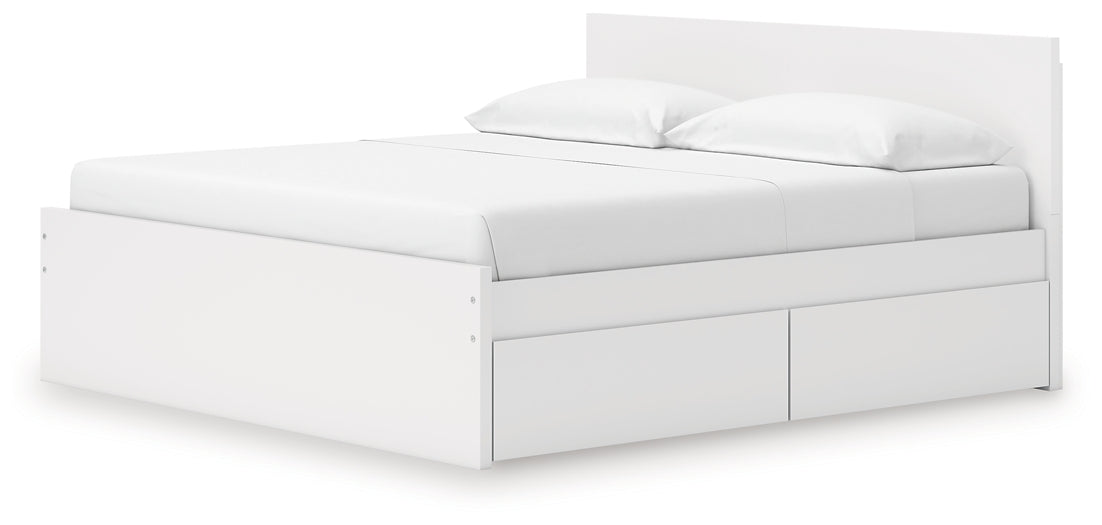 Ashley Express - Onita  Panel Platform Bed With 2 Side Storage
