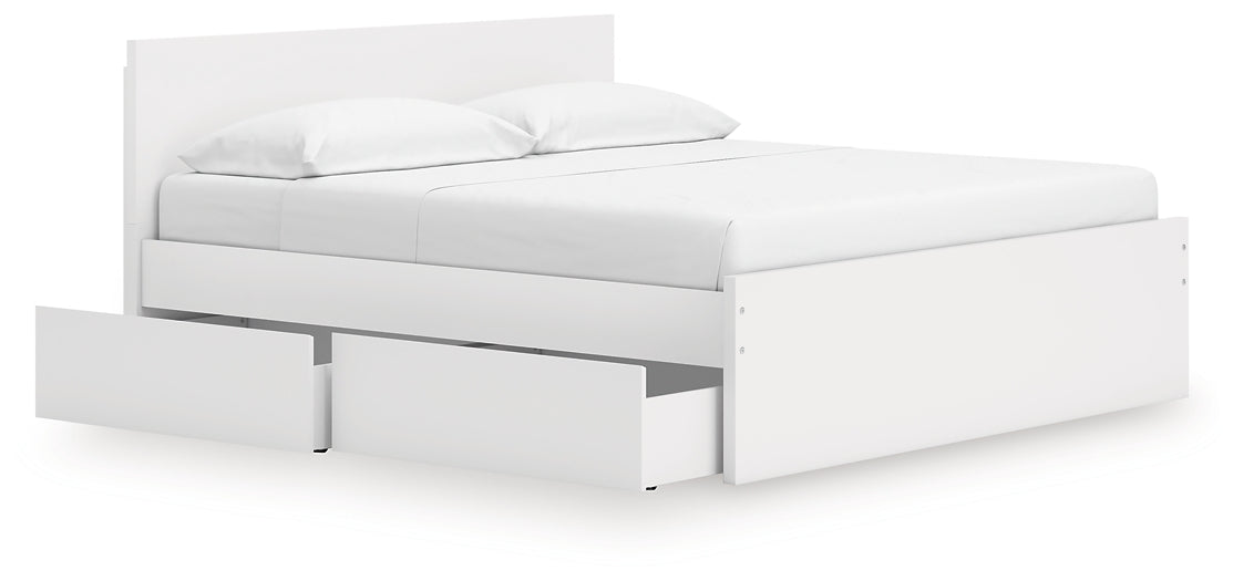 Ashley Express - Onita  Panel Platform Bed With 2 Side Storage