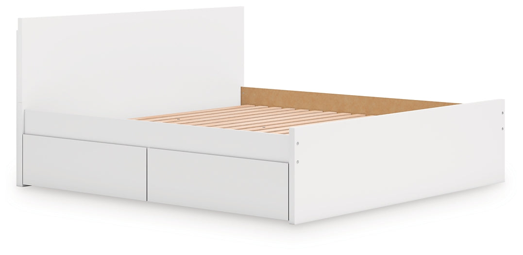Ashley Express - Onita  Panel Platform Bed With 2 Side Storage