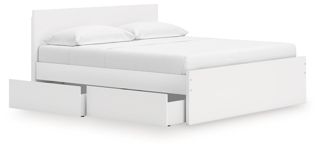 Ashley Express - Onita  Panel Platform Bed With Storage