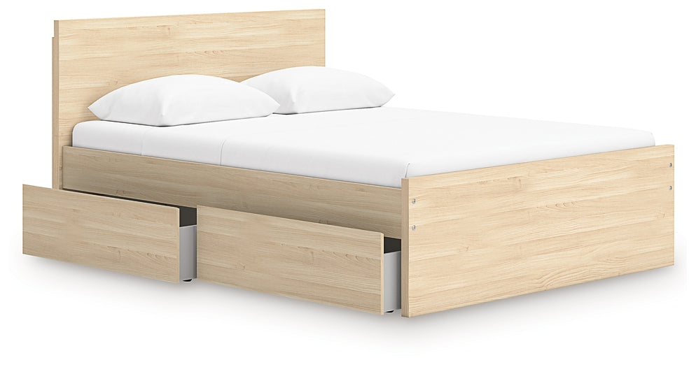 Ashley Express - Onita  Panel Platform Bed With 1 Side Storage