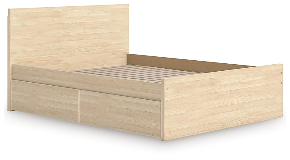 Ashley Express - Onita  Panel Platform Bed With 1 Side Storage