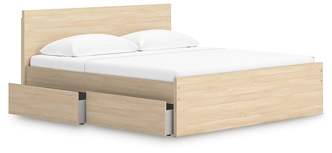 Ashley Express - Onita  Panel Platform Bed With 1 Side Storage
