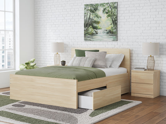 Ashley Express - Onita  Panel Platform Bed With 2 Side Storage