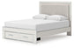 Zuraleus  Upholstered Panel Platform Storage Bed