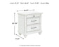Kanwyn  Panel Bed With Storage With Mirrored Dresser, Chest And Nightstand