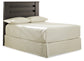 Brinxton /California King Panel Headboard Bed With Mirrored Dresser