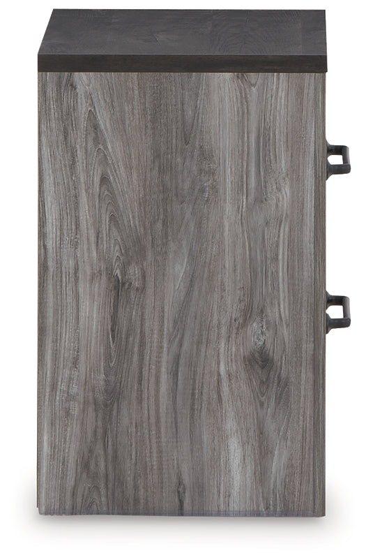 Bronyan  Panel Bed With Mirrored Dresser, Chest And Nightstand