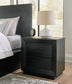 Londer California  Panel Bed With Mirrored Dresser And Nightstand